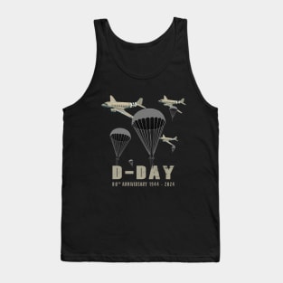 1944 D-Day 2024 80th Anniversary Normandy Tank Top